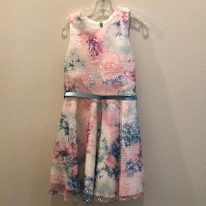 Zoe girls sequin dress size 8